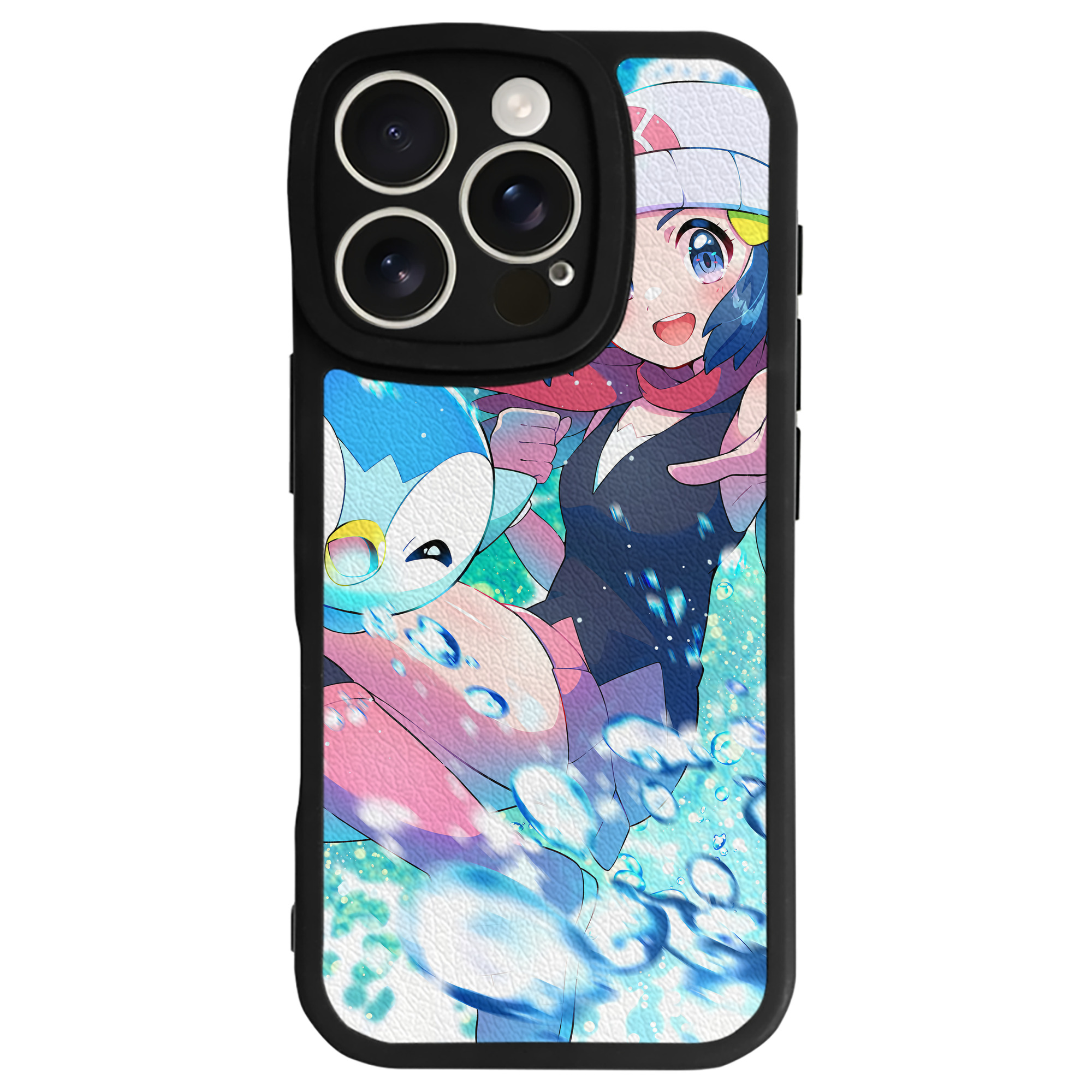 （画像用） ポケットモンスター Pokémon 【iPhone 16シリーズ対応】シリコンスマホケース（レザー調） 材質：シリコン